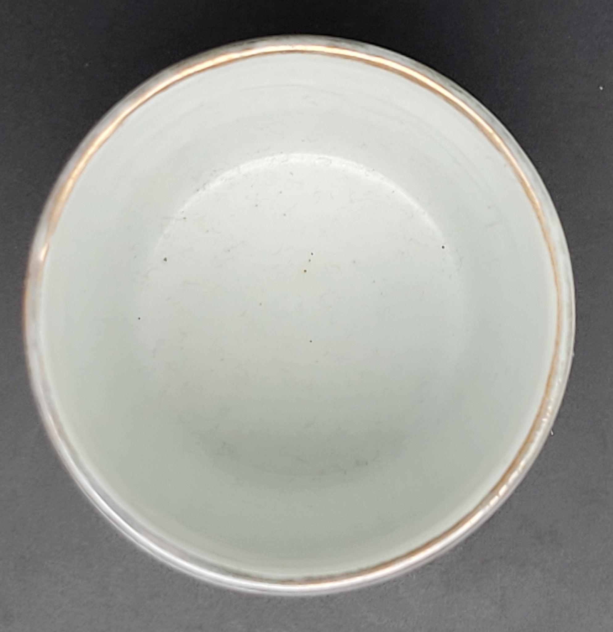 Antique Japanese Military Anchor Flag Blossoms Navy Sake Cup