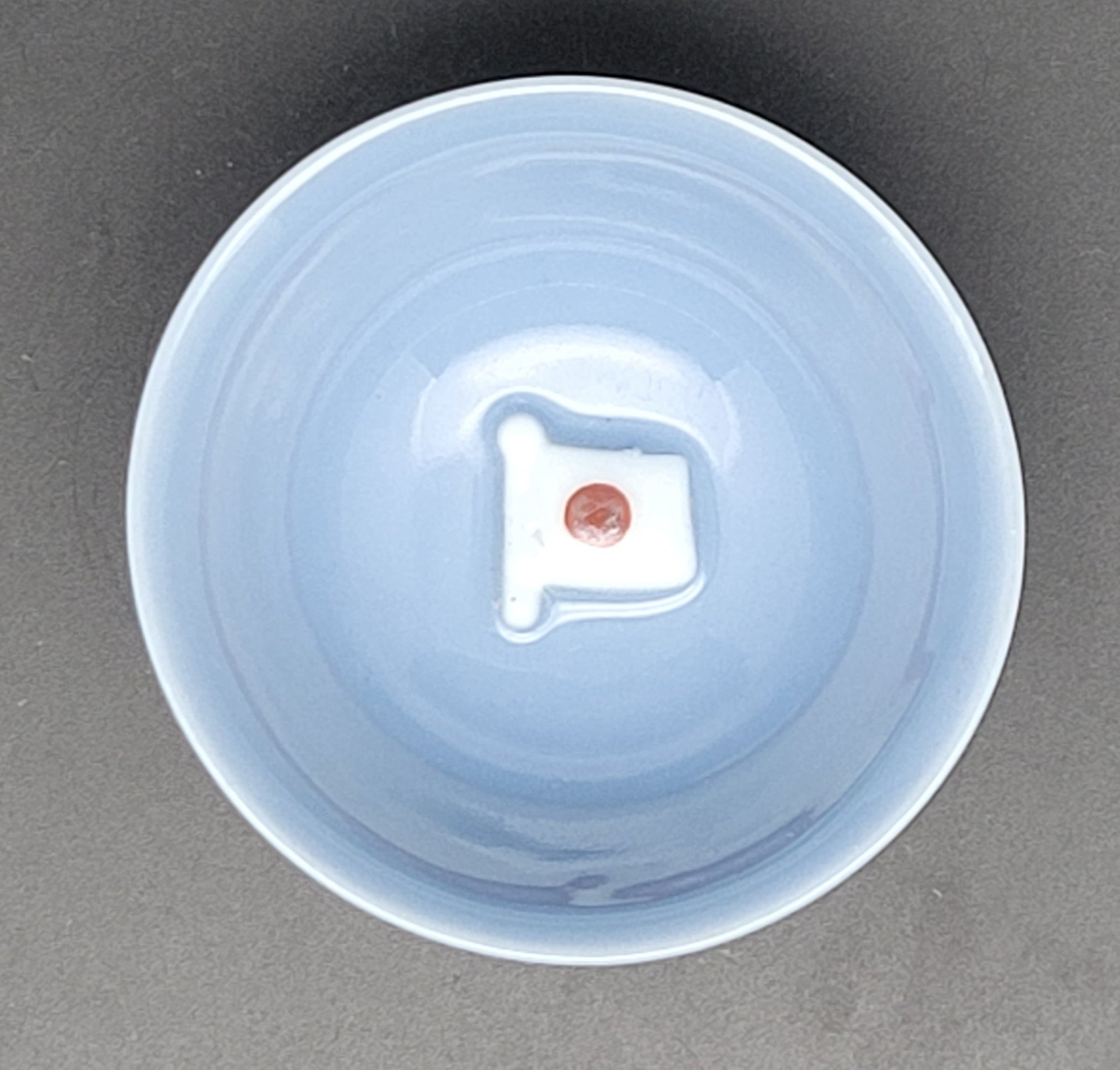 Antique Japanese Military Embossed Flag Sake Cup