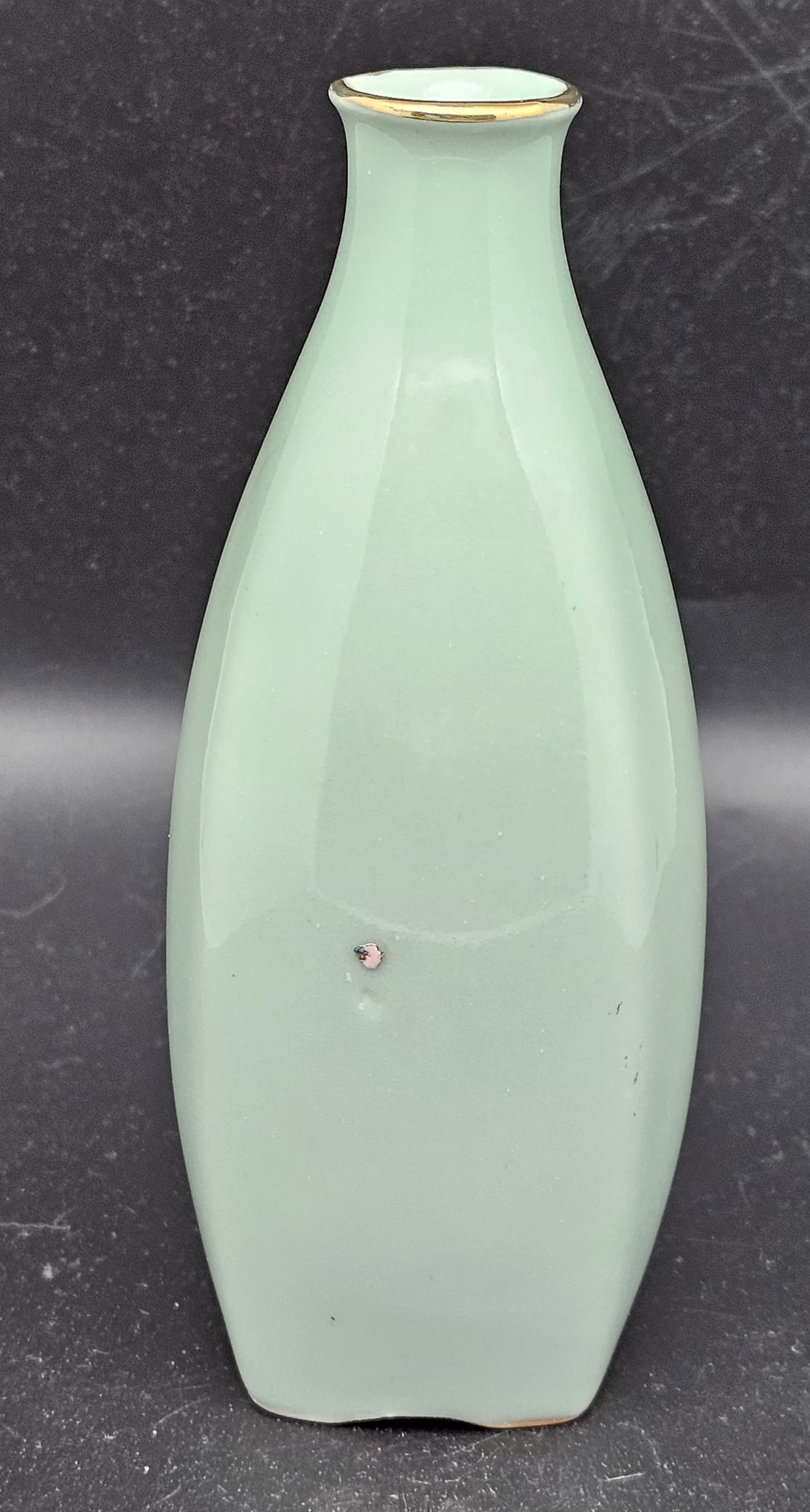 Antique Japanese Military Battleship Profile Anchor Flag Navy Sake Bottle