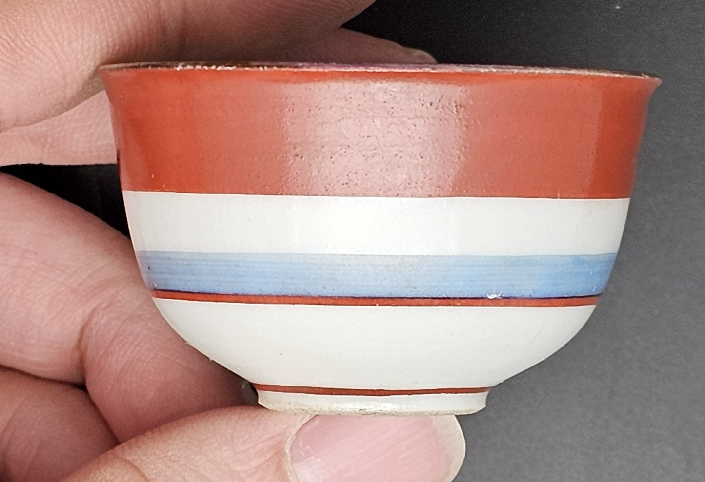 Antique Japanese Military 1940 Manchukuo Construction Unit Sake Cup