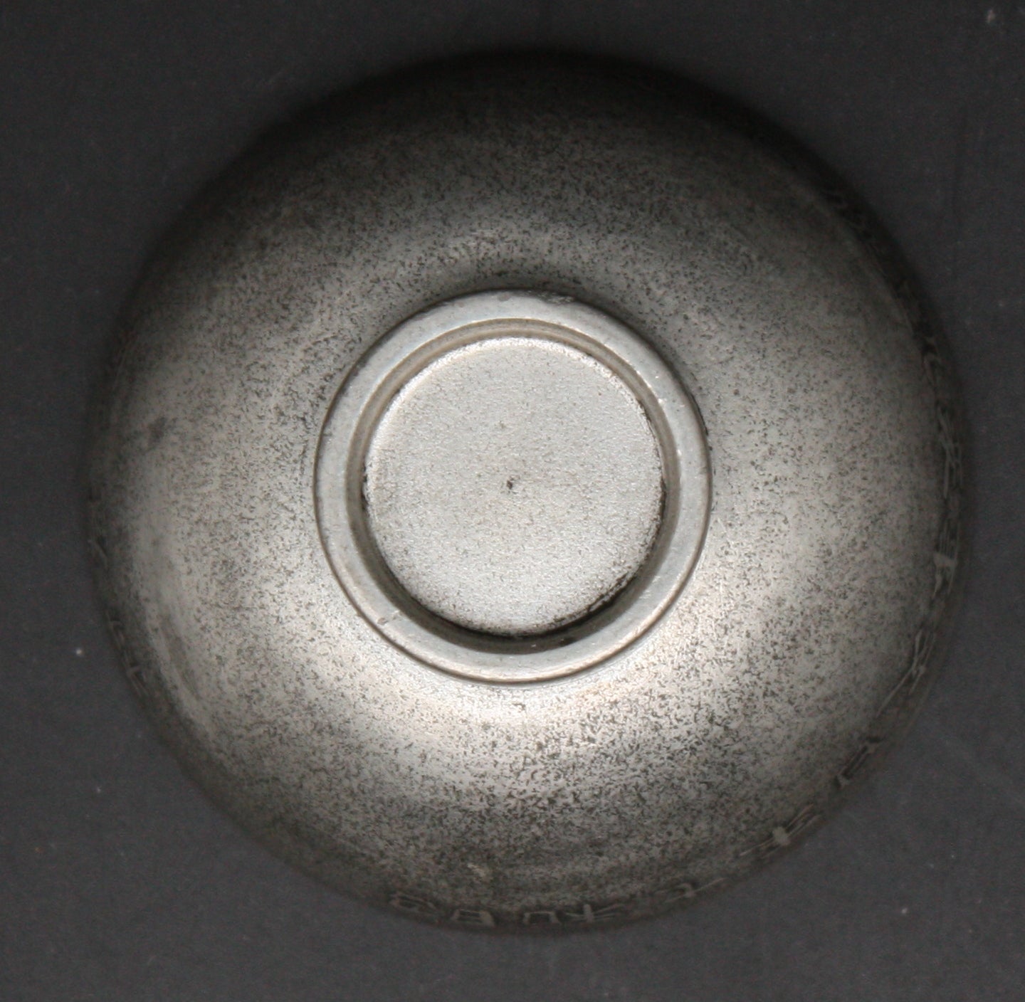 Antique Japanese Military 1938 China Incident Commemoration Pewter Army Sake Cup