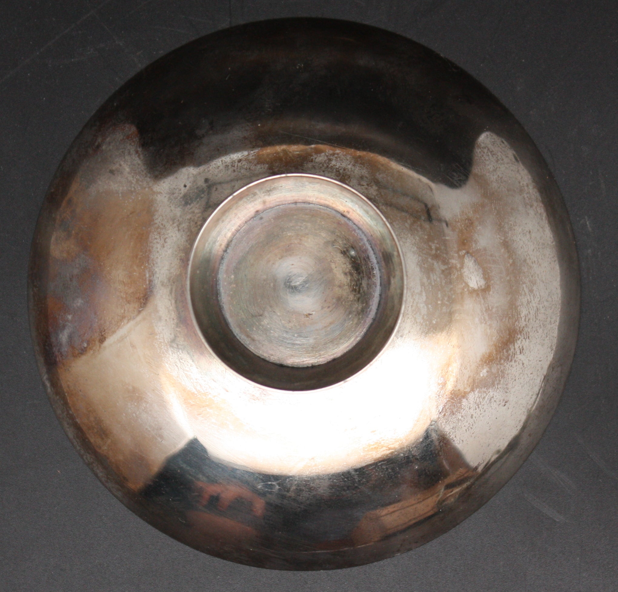 Antique Japanese Military 1933 Linxi Conquest Manchukuo Silver Sake Cup