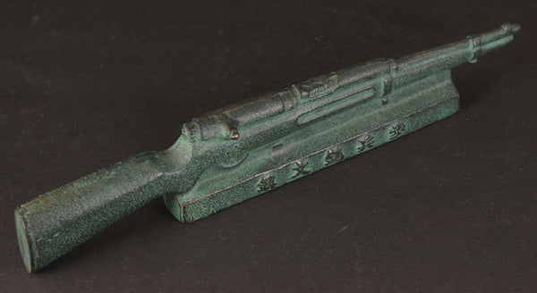 Antique Japanese Military Arisaka Rifle Yasukuni Shrine Paperweight