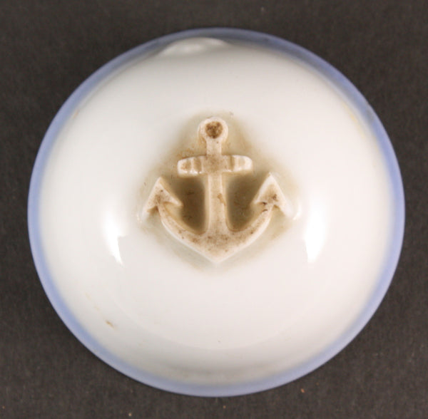 Antique Japanese Anchor Base Navy Term Fulfillment Sake Cup
