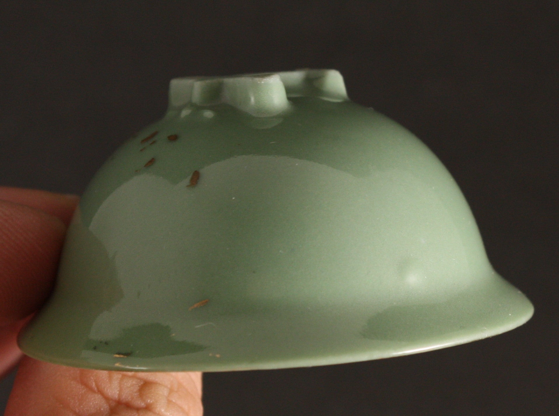 Antique Japanese Military 5th Air Corps Biplane Helmet Shape Sake Cup