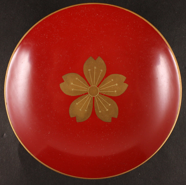 Antique Japanese Military 1934 War Games Commemoration Lacquer Army Sake Cup