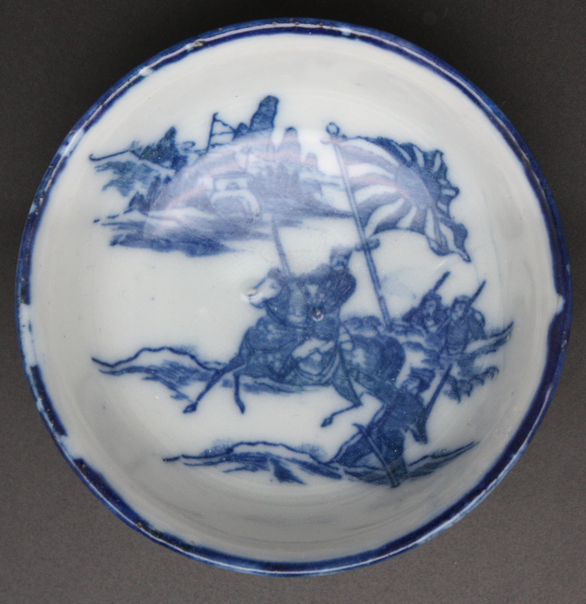 Russo Japanese War Crossing the Yalu River Army Sake Cup