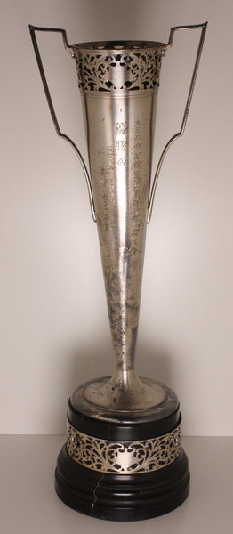 Very Rare 1933 Imperial Japanese Navy Training Fleet Los Angeles Visit Sumo Competition Award Trophy