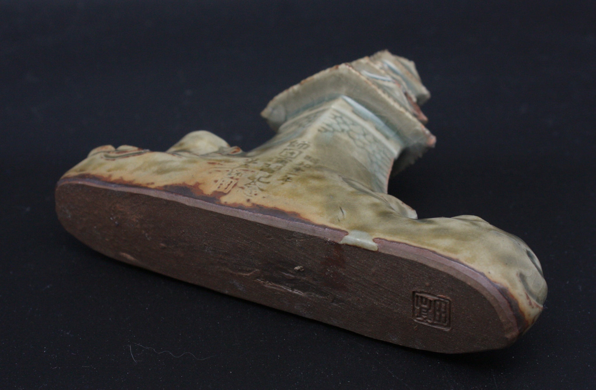 Rare Antique Japanese Military 1936 Special Wargames Division Brush Holder