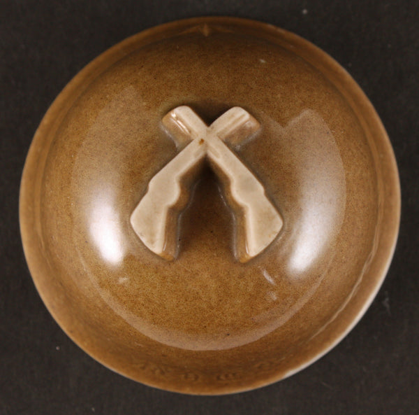 Antique Japanese Military Manchuria Expeditionary Force Army Sake Cup