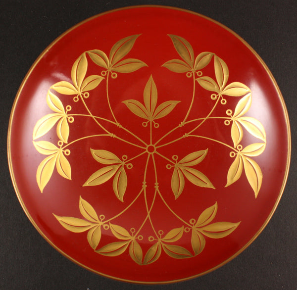 Russo Japanese War Victory Shobukai Lacquer Sake Cup