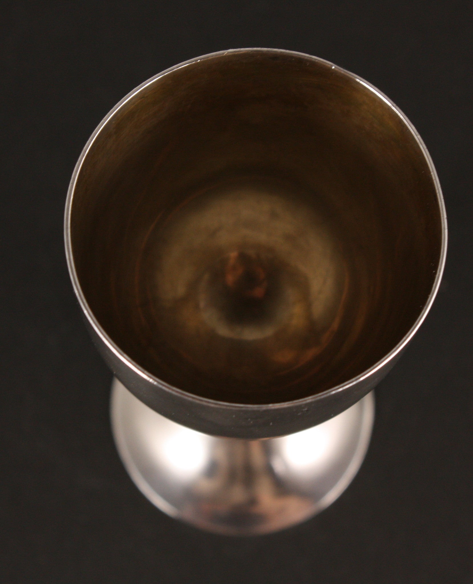 Rare Antique Japanese 1929 Navy Test Award Silver Sake Cup