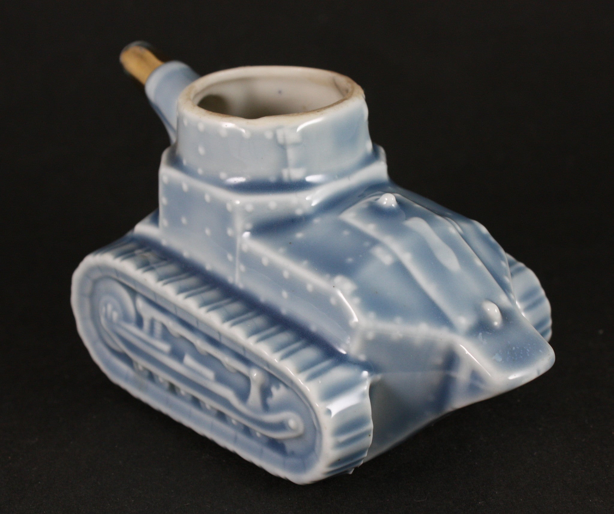 Very Rare Antique Japanese Army Type 95 Ha-Go Light Tank Sake Bottle