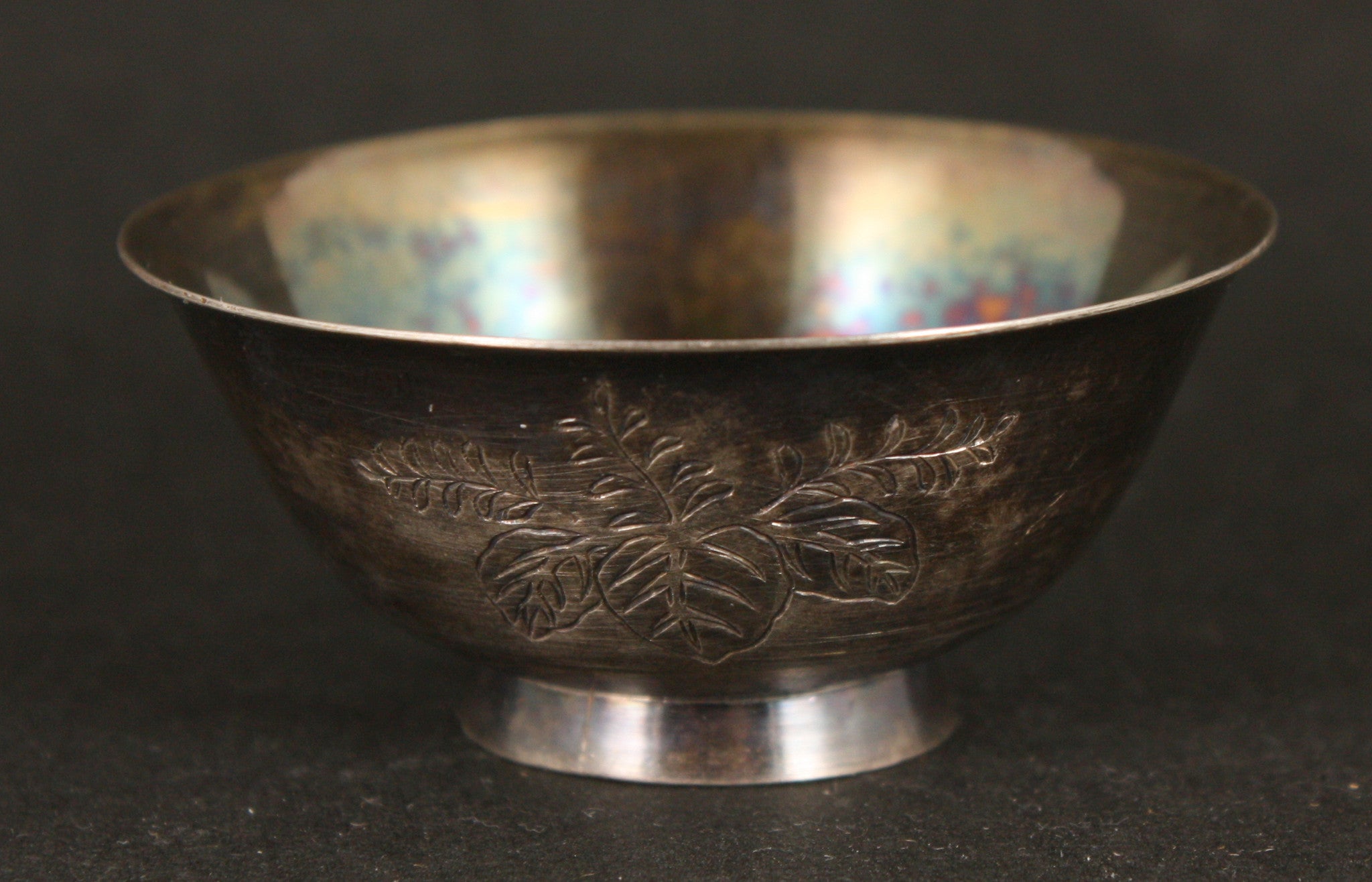 Antique Japanese 1924 Tokyo Garrison Shooting Competition Victory Silver Sake Cup