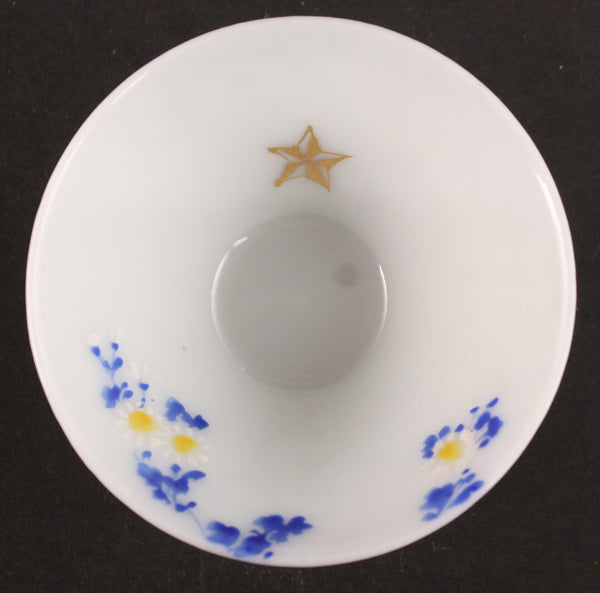 Antique Japanese Military WW1 "3.D." Army Sake Cup