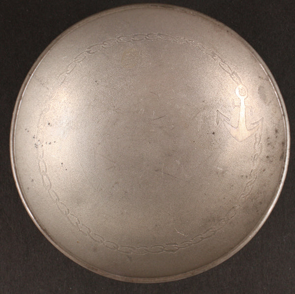 Rare Antique Japanese Military 1924 Naval War Games Navy Pewter Sake Cup