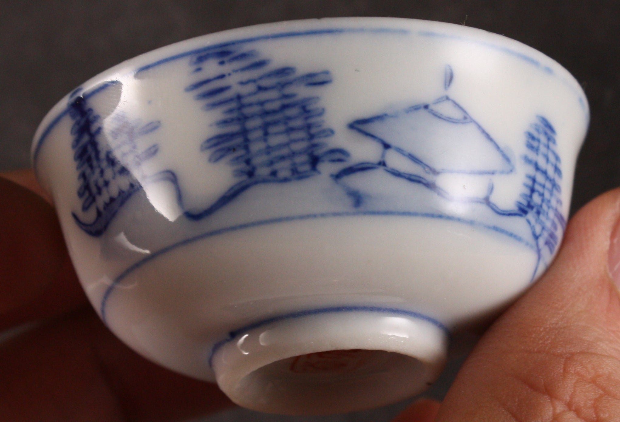 Rare Antique Japanese Military Great Wall Victory Army Sake Cup