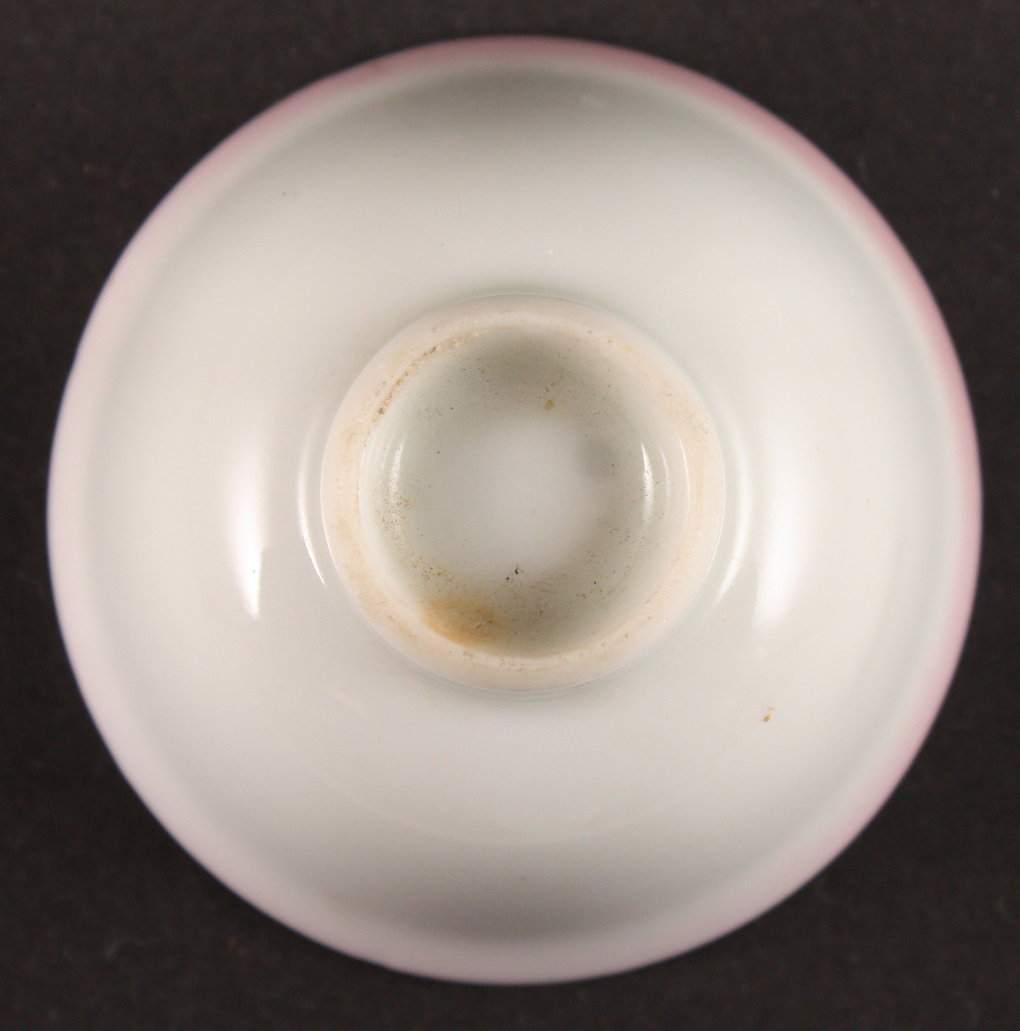 Antique Japanese Military Embossed Cherry Blossom Naval Draftee Commemoration Sake Cup