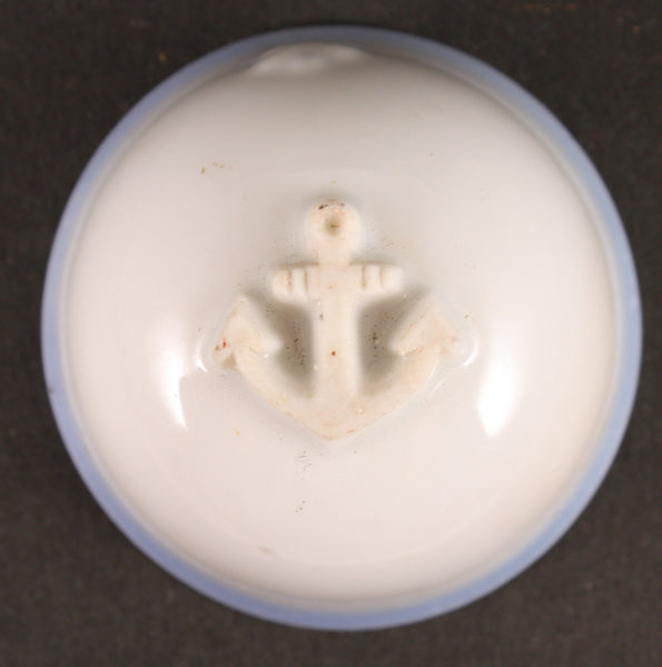Antique Japanese Military Anchor Based Helmet Navy Sake Cup