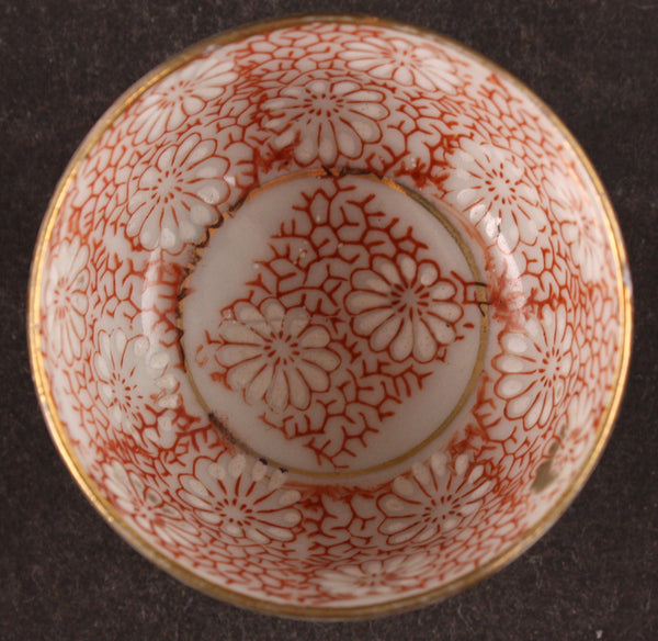 Antique Japanese Military Kanto (Kwantung) Army Kutani Sake Cup