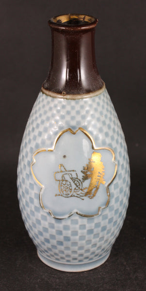 Antique Japanese Military Heavy Field Artillery Army Sake Bottle