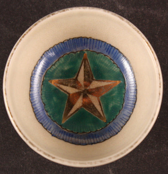 Antique Japanese Military 1917 War Games Commemoration Army Sake Cup