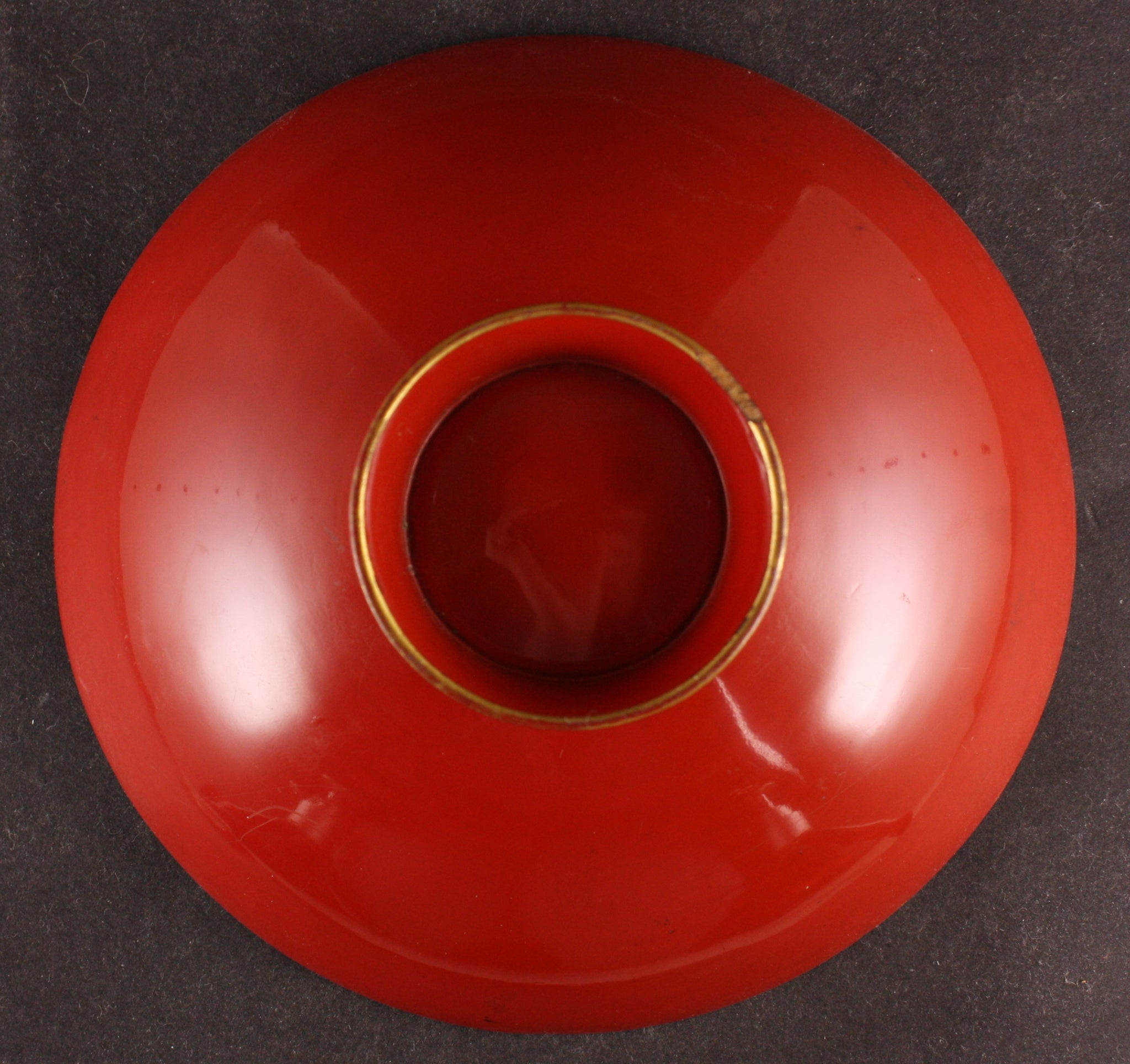 Antique Japanese Military Empire Banzai Shobukai Lacquer Sake Cup